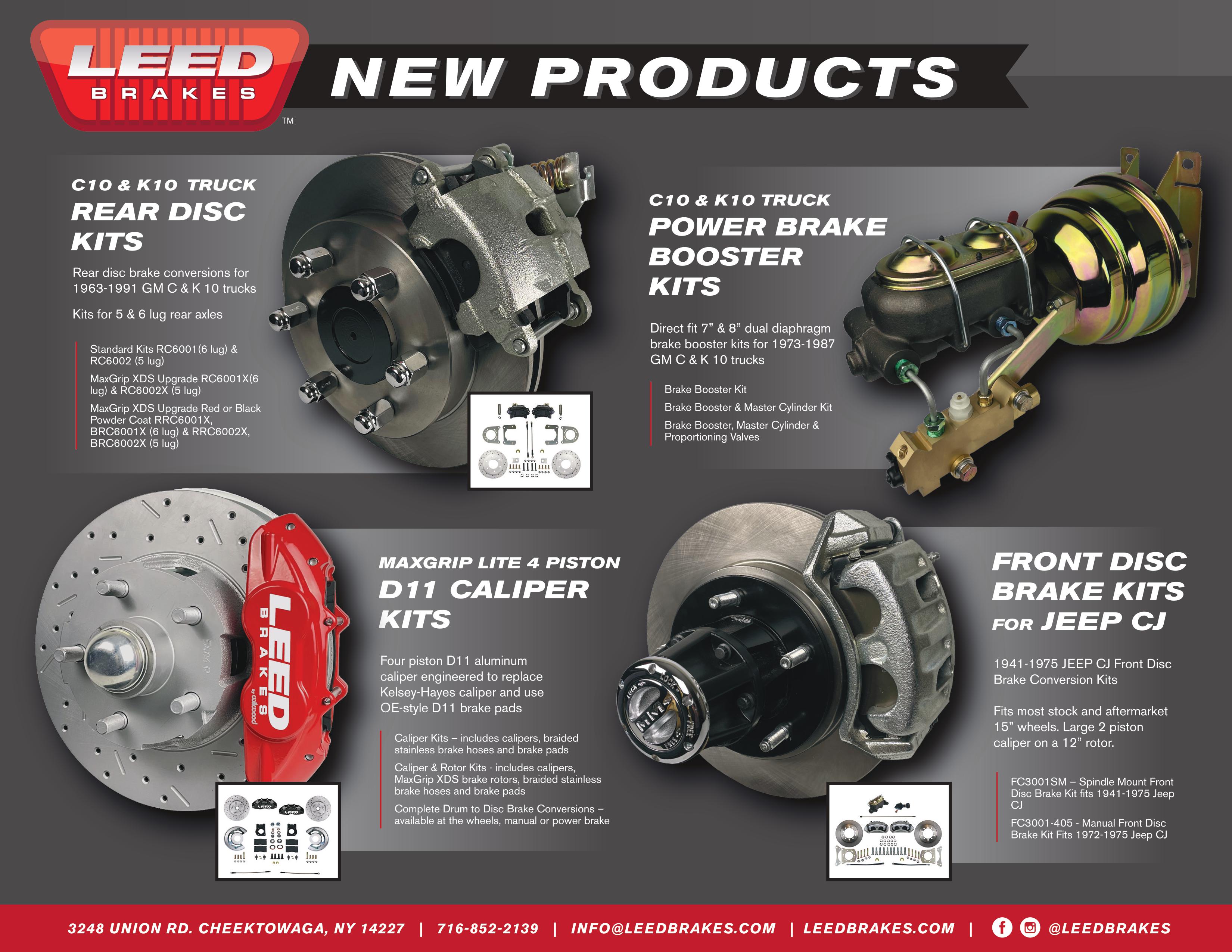 LEED Brakes New Products 2022