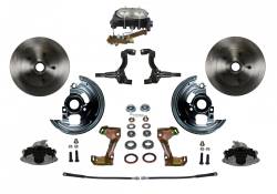 LEED Brakes - Manual Front Disc Brake Conversion Kit with Cast Iron M/C Disc/Disc Side Mount