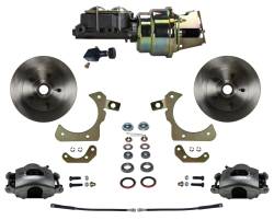 LEED Brakes - 1955-58 Tri-Five Chevy, GM Full Size Power Front Disc Brake Conversion Kit with Adjustable Proportioning Valve