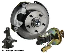 Front Disc Brake Conversion Kits - Power Front Kits - Power Front Kit - 2" Drop Spindles