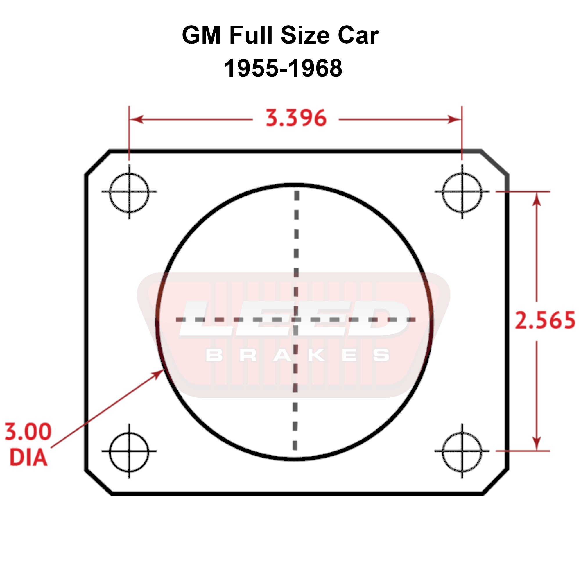 Gm Full Size Car Rear Axle Flange Dimansions