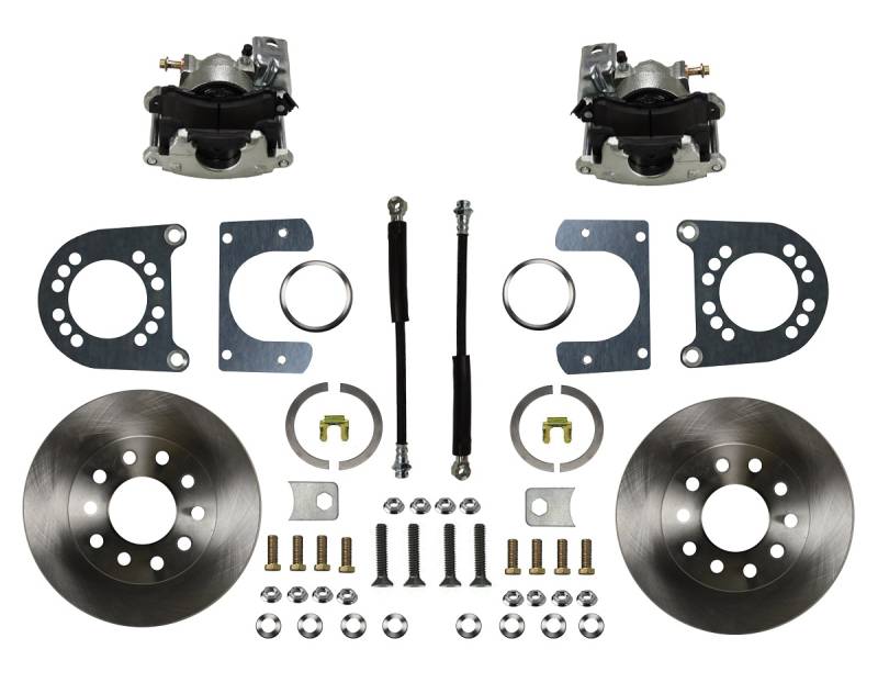 FORD 9" 8" Rear Axle End Disc Brake Conversion Kit Small Bearing St ROTOR noPARK 