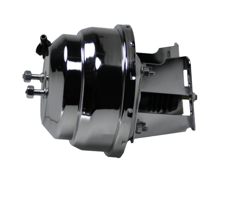 thumbnail image 2 of Gearhead Chrome Power Brake Booster Kit For Chevy Bel Air & Impala – Disc/Disc With Flat Top Master Cylinder 2 of 6