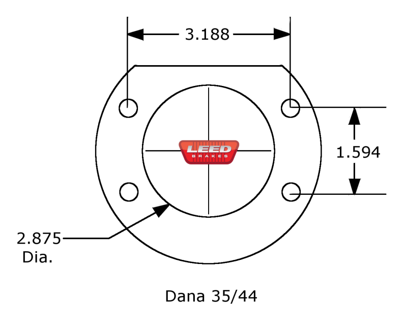 Rear Disc Brake Conversion Kit | Dana 35, Dana 44, Chrysler 8-1/4 Rear