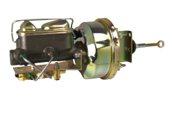 LEED Brakes - 7 inch Power Brake Booster , 1 inch Bore master , bottom mount valve disc/drum (zinc)