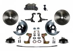 LEED Brakes - Manual Front Disc Brake Conversion Kit with Cast Iron M/C Adjustable Proportioning Valve