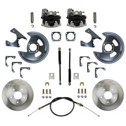 LEED Brakes - Rear Disc Brake Conversion Kit - GM 10 & 12 Bolt Axles 5 x4.75 with Staggered Shocks