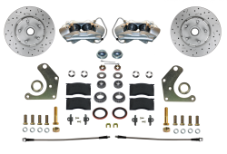 LEED Brakes - Front Disc Brake Conversion Kit Spindle Mount Mopar C Body | MaxGrip XDS