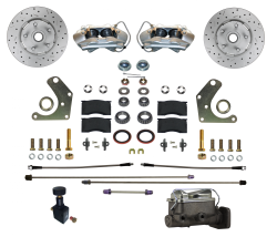 LEED Brakes - Manual Front Disc Brake Conversion Kit Mopar C Body | Max Grip XDS Rotors