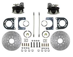 LEED Brakes - Rear Disc Brake Conversion Kit - MaxGrip XDS- Ford 8in 9in Small bearing