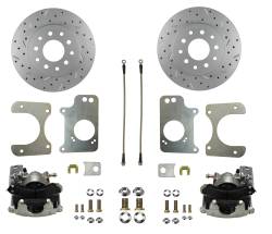 LEED Brakes - Rear Disc Brake Conversion Kit - GM 10 Bolt Axles with 3 Bolt Flange - MaxGrip XDS