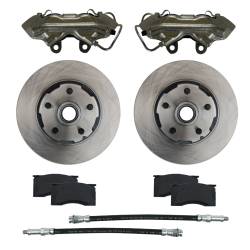 LEED Brakes - 4 Piston Calipers for 1964-67 Mustang with Rotors