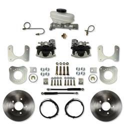 LEED Brakes - Rear Disc Brake Conversion Kit with 5-Lug Compatibility for 1987–1992 Ford Mustang Fox Body 7.5 & 8.8 Axles