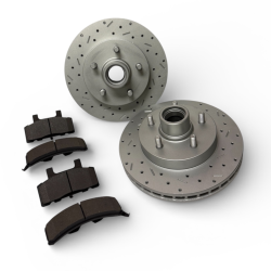 LEED Brakes - MaxGrip XDS Cross Drilled & Slotted Brake Rotor & Pad Kit - GM 2WD OBS Truck