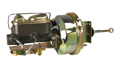 LEED Brakes - 7 inch Power Brake Booster , 1 inch Bore master , bottom mount valve disc/disc (zinc)