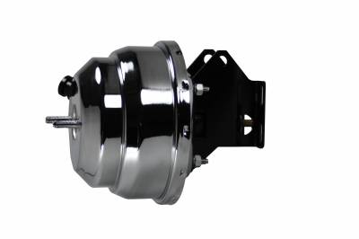 LEED Brakes - 8 inch Dual power booster with bracket (Chrome)