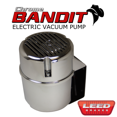 Leed Brakes VP001B Bandit Series Electric VaccumPump Kit - Chrome for All Models