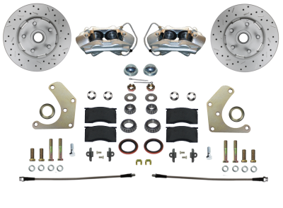 Mopar A Body Disc Brake Kit with MaxGrip XDS Rotors - LEED Brakes 