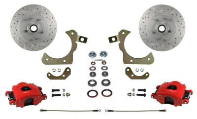 Chevrolet Disc Brake Kit with Red Calipers