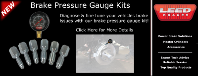LEED Brakes Brake Pressure Gauge Kits