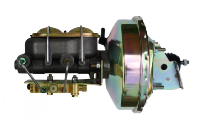 LEED Brakes - 9 inch power booster , 1 inch Bore master cylinder, disc/drum proportioning valve (Zinc)