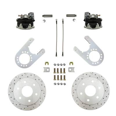 LEED Brakes - Rear Disc Brake Conversion Kit for 10-Inch Drum Chevrolet & GMC K1500 Trucks with MaxGrip XDS Rotors