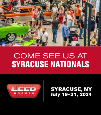 LEED Brakes to Exhibit at Syracuse Nationals