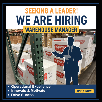 Open Position: Warehouse Manager