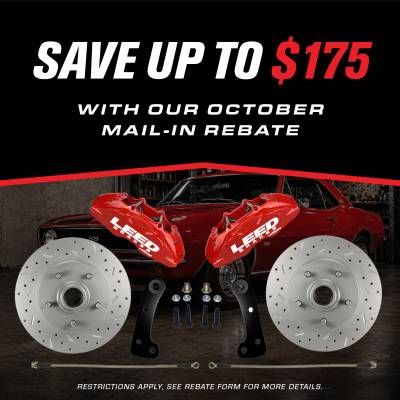 October 2026 Disc Brake Conversion Rebate | LEED Brakes