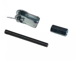 Accessories - Brake Push Rods - LEED Brakes - Push Rod - 4 inch clevis booster rod extension. Clevis + Rod + Coupling