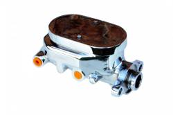 LEED Brakes - 8 inch Dual power booster , 1-1/8 inch Bore Flat Top master  (Chrome) - Image 2
