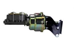 Power Brake Booster Kits - Power Brakes - Front Disc / Rear Drum Brakes - LEED Brakes - 7 inch Dual zinc plated  power brake booster , 1-1/8 inch Bore master
