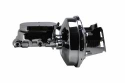 LEED Brakes - 9 inch power booster , 1-1/8 inch Bore Flat Top master, adjustable proportioning valve (Chrome) - Image 2