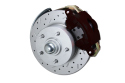 Front Disc Brake Conversion Kits - Spindle Mount Kits - MaxGrip XDS Upgrade - Black Powder Coat