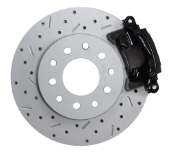 LEED Brakes - Rear Disc Brake Conversion Kit - MaxGrip XDS - Black Powder Coated Calipers - Ford 9in Large bearing - Image 3