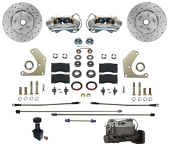 Manual Front Disc Brake Conversion Kit  Mopar A Body with MAXGrip XDS Rotors