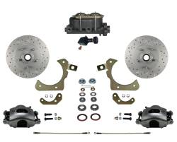 LEED Brakes - Manual Front Disc Brake Conversion Kit with Adjustable Proportioning Valve | MaxGrip XDS