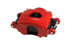 LEED Brakes - Spindle Mount Kit with MaxGrip Cross Drilled & Slotted Rotors Red Calipers - Image 3
