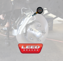 Brake Pressure Gauge Kit sample installed by LEED Brakes