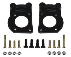 1964-66 Mustang Power Front Kit with Drilled Rotors and Black Powder Coated Calipers for Factory Automatic Transmission Cars - Image 6