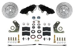 Spindle Kit with Drilled Rotors and Black Powder Coated Calipers