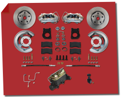 Front Disc Brake Conversion Kits - Manual Front Kits