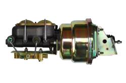 LEED Brakes - 7 inch Dual power booster , 1-1/8 inch Bore master, 4 wheel disc proportioning valve (Zinc) - Image 1