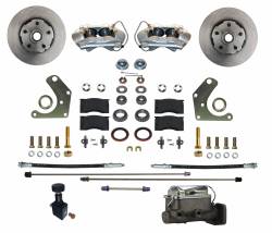 Front Disc Brake Conversion Kits - Power Front Kits - LEED Brakes - Front Disc Brake Conversion Kit Mopar C Body Factory Power Brakes