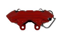 LEED Brakes - MANUAL FRONT KIT WITH DRILLED ROTORS AND RED POWDER COATED CALIPERS 62-69 Ford Fairlane, 63-69 Falcon & Ranchero, 63-69 Mercury Comet , 64-69 Cyclone - Image 3