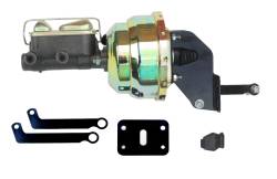 LEED Brakes - MaxGrip Lite 4 Piston Power Front Disc Brake Conversion Kit  Mopar A Body - Black Calipers - Image 3