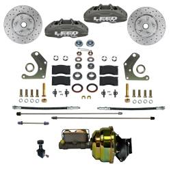 MaxGrip Lite 4 Piston Front Disc Brake Conversion Kit Mopar C Body Factory Power Brakes