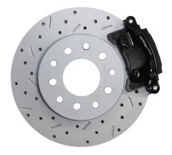 LEED Brakes - Rear Disc Brake Conversion Kit with MaxGrip XDS Rotors and Black Calipers for 10-Inch Drum Chevrolet & GMC C1500 Trucks - Image 3