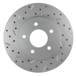 LEED Brakes - Rear Disc Brake Conversion Kit - Ford 7.5 & 8.8 - 5 Lug - MaxGrip XDS - Red Calipers - Image 4