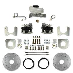 Rear Disc Brake Conversion Kit - 87-92 Ford 7.5 & 8.8 - 4 Lug - MaxGrip XDS